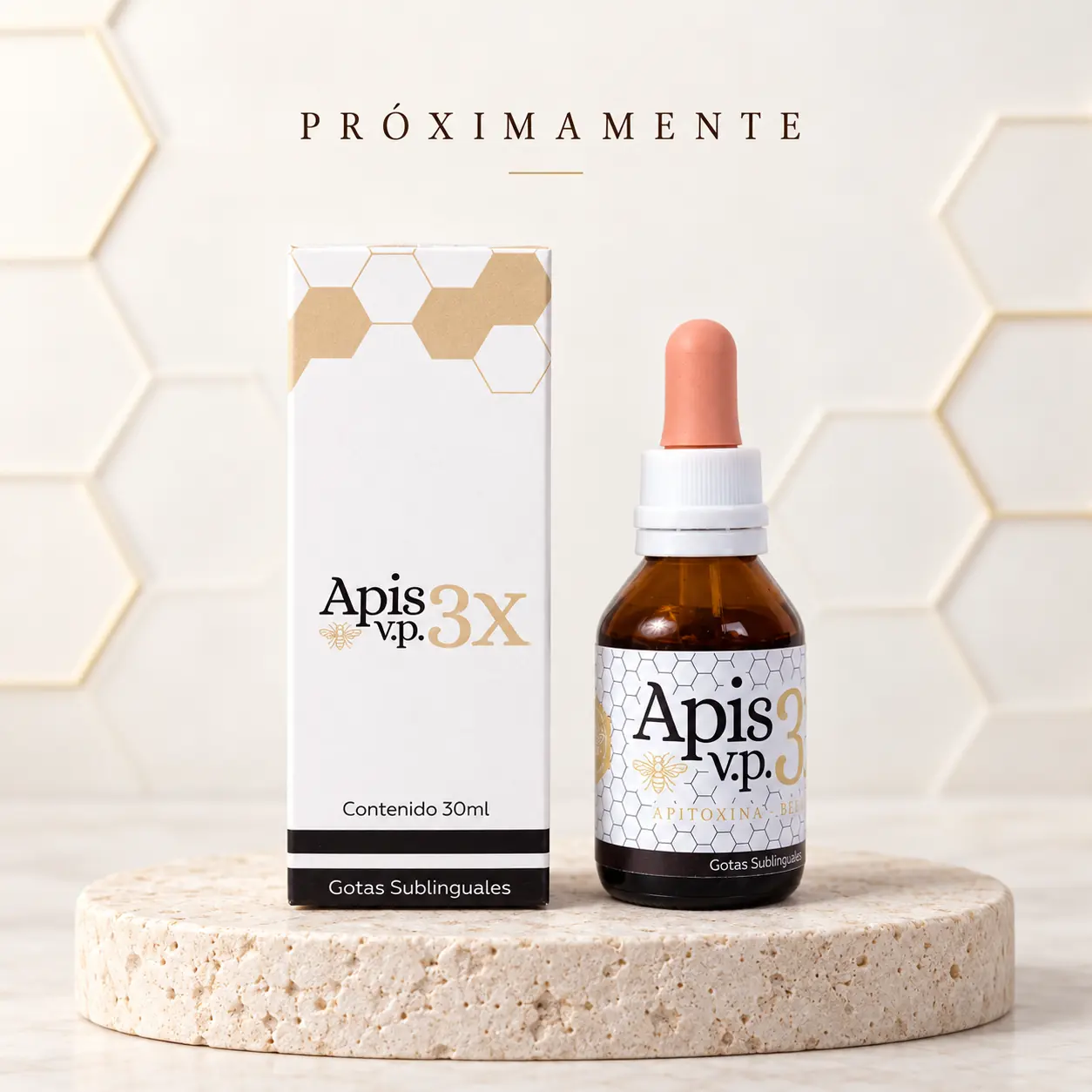 Gotas Apis v.p. 3X de 30 ml. Próximamente
