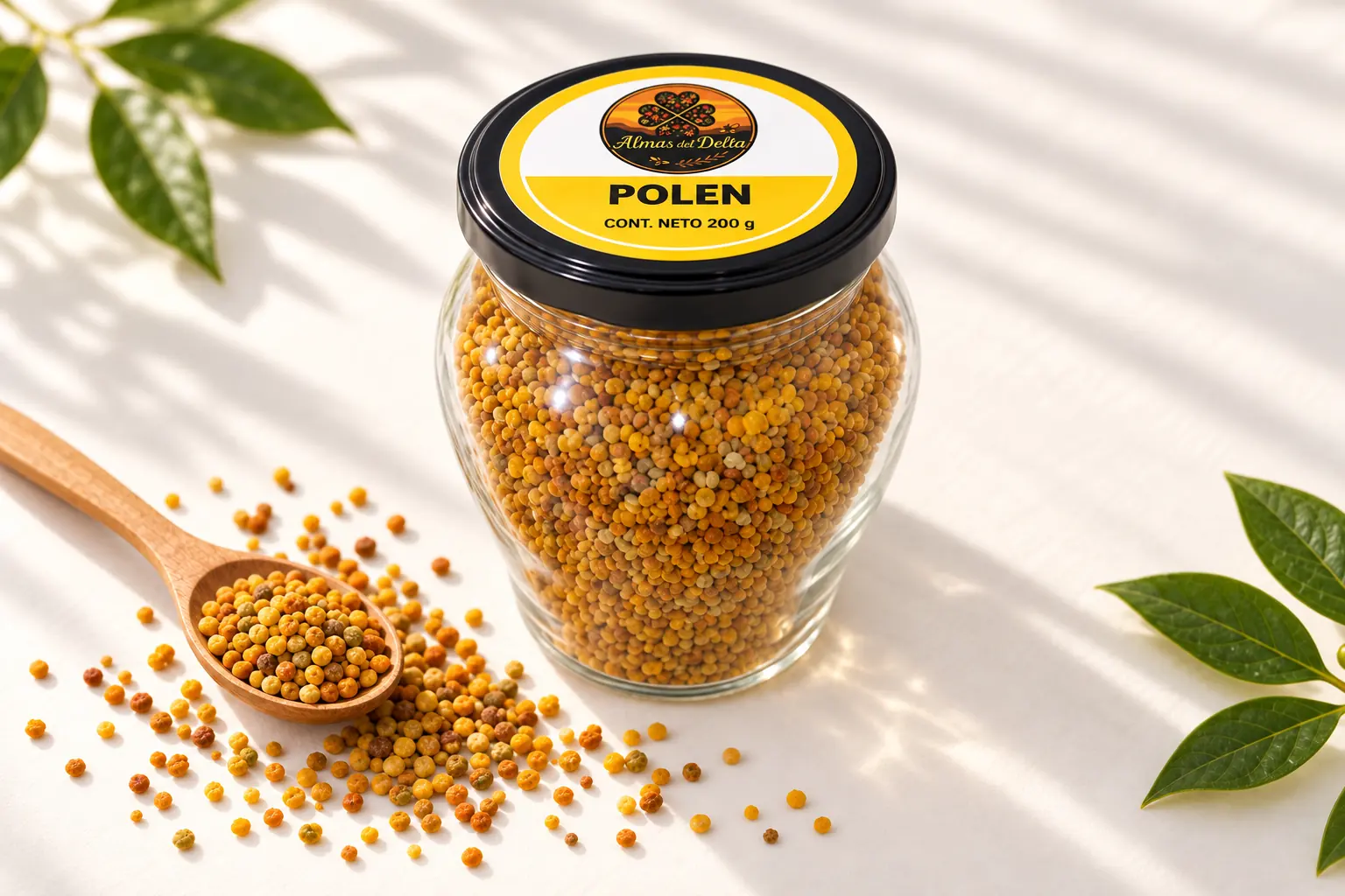Frasco de polen Almas del Delta de 200 gramos